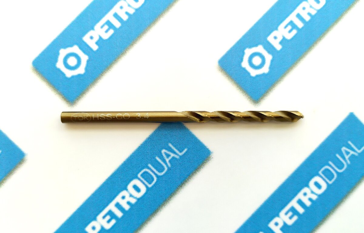 Сверло 3,4 мм ц/х по металлу Р6М5К5