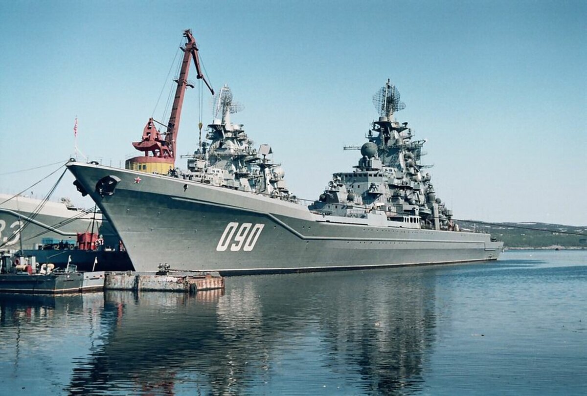 ТАРКР "Киров" в 1997 году. Источник: forums.airbase.ru