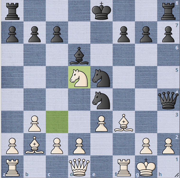 м5, ход черных