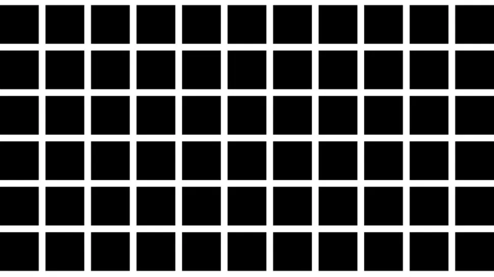 Иллюзия сетки Германа, темные пятна появляются в точках сетки, хотя на самом деле их не существует. (Изображение предоставлено Shutterstock)