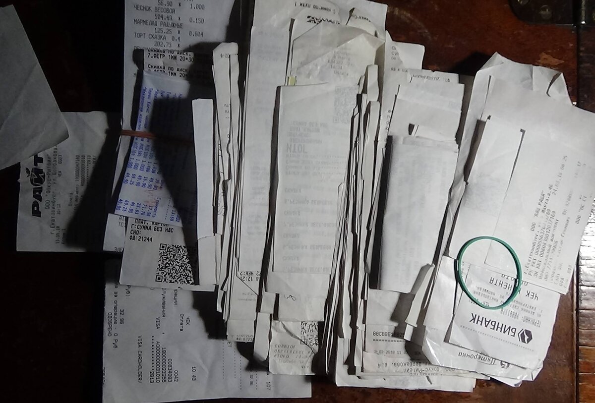 что можно сделать из чеков