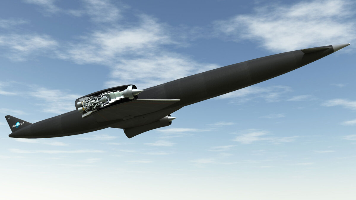 Один из вариантов дизайна космоплана Skylon с двигателями SABRE. Источник: ESA
