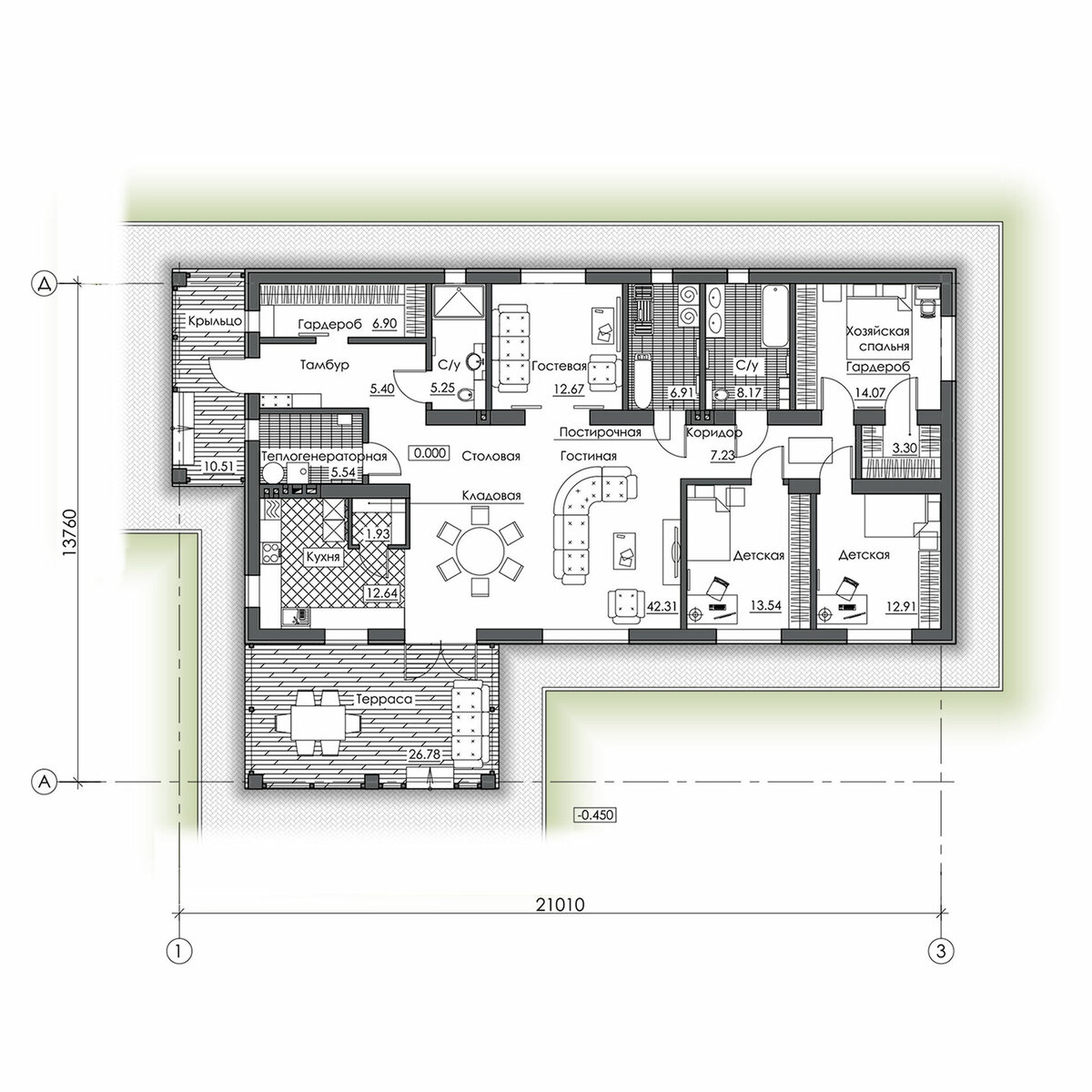 Планировочное решение дома