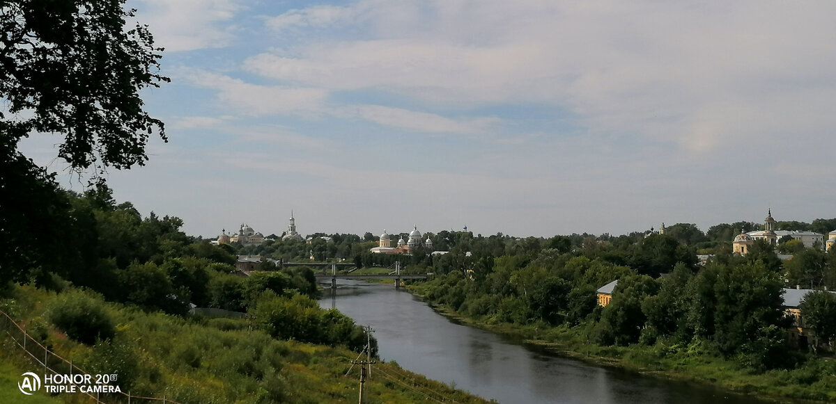 Торжок, вид с парка Любви и Верности