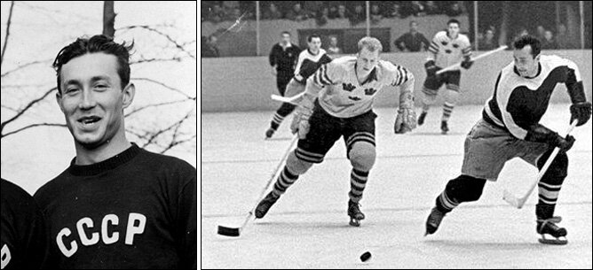 Защитник сборной СССР Альфред Кучевского во время того легендарного матча. Фото: img.championat.com