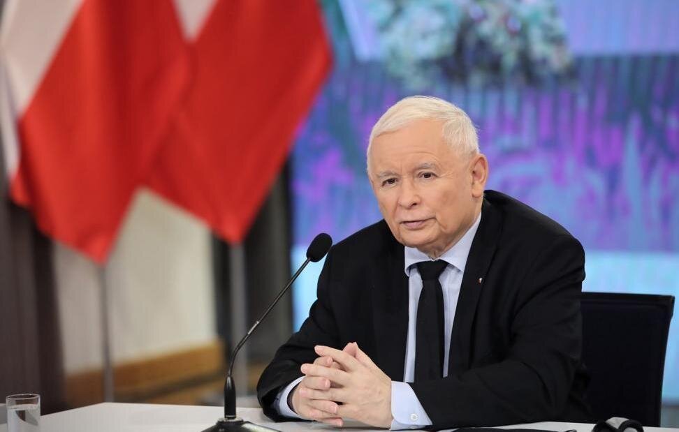Ярослав Качиньский © EPA-EFE/WOJCIECH OLKUSNIK