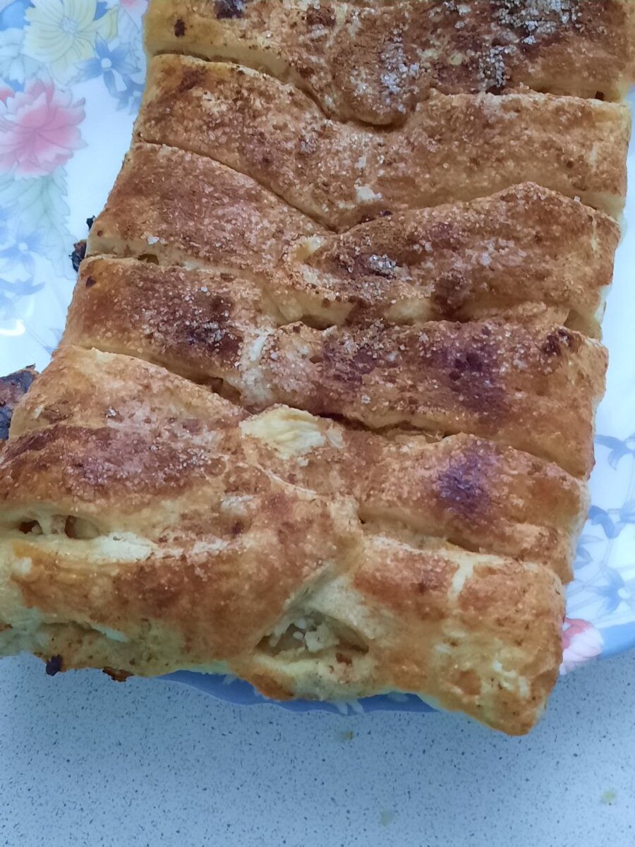 Выпечка с творогом и яблоками от Калининой Натальи