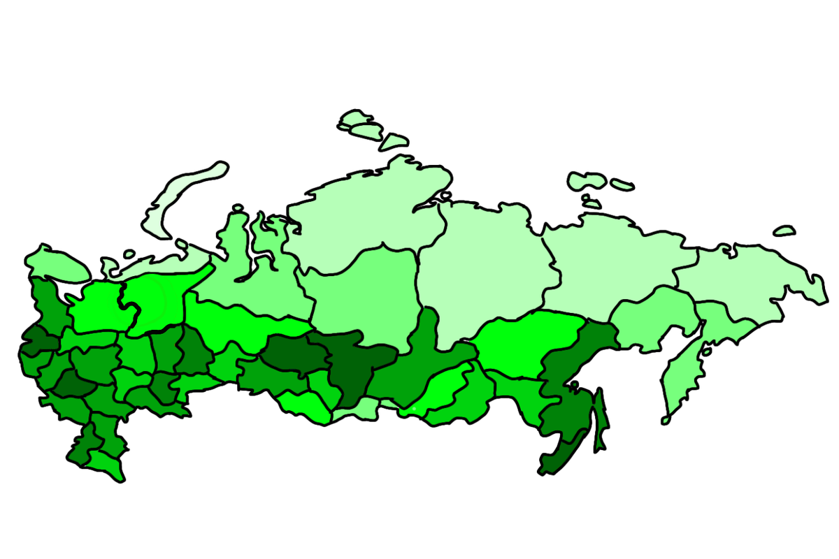 Карта населения 