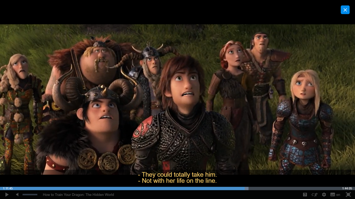 How to train your dragon, the hidden world - on the line, в опасности