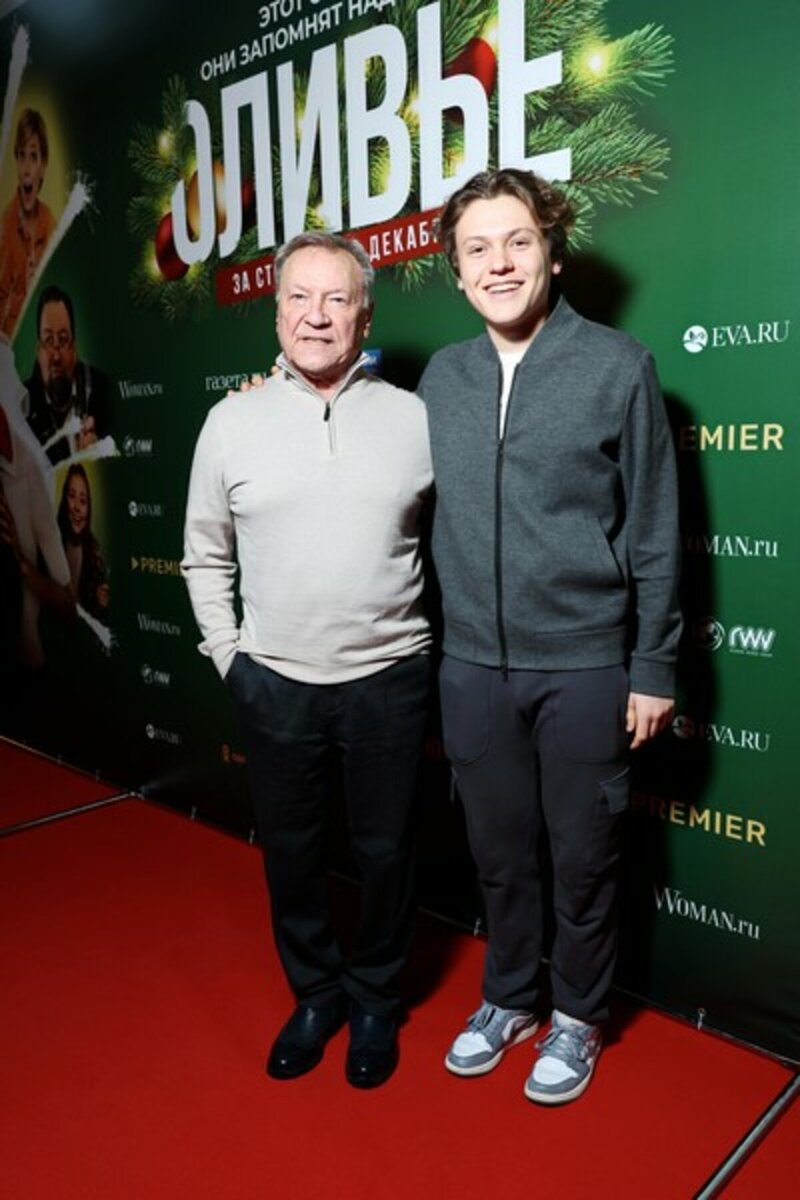    Сергей Шакуров и сын Марат