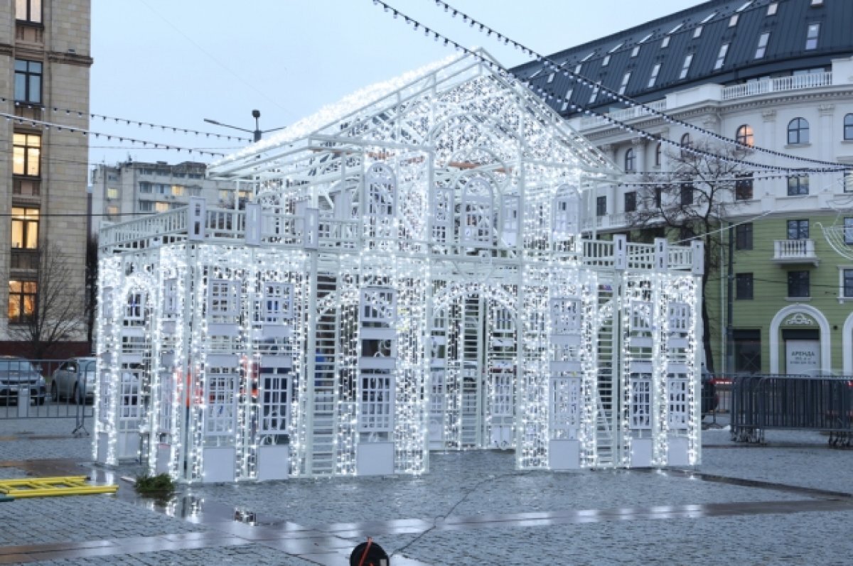    Новогодняя площадь Ленина встретит воронежцев 8-метровыми входными группами