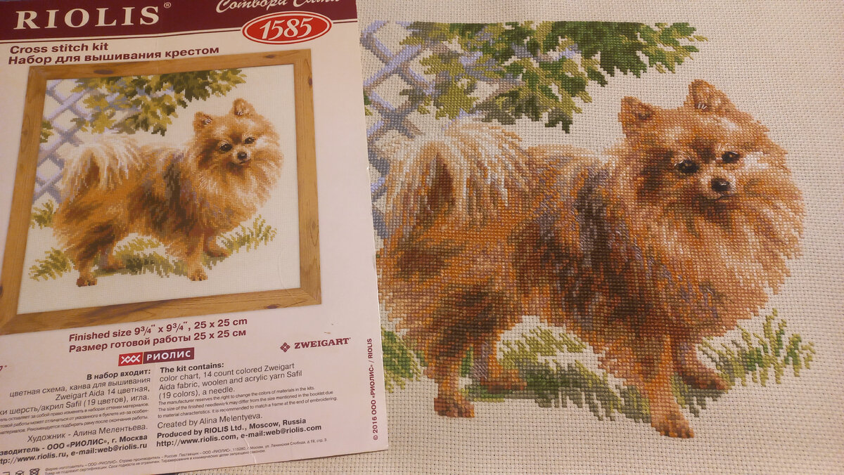 Малый шпиц (Риолис) арт. 1585 Фото автора