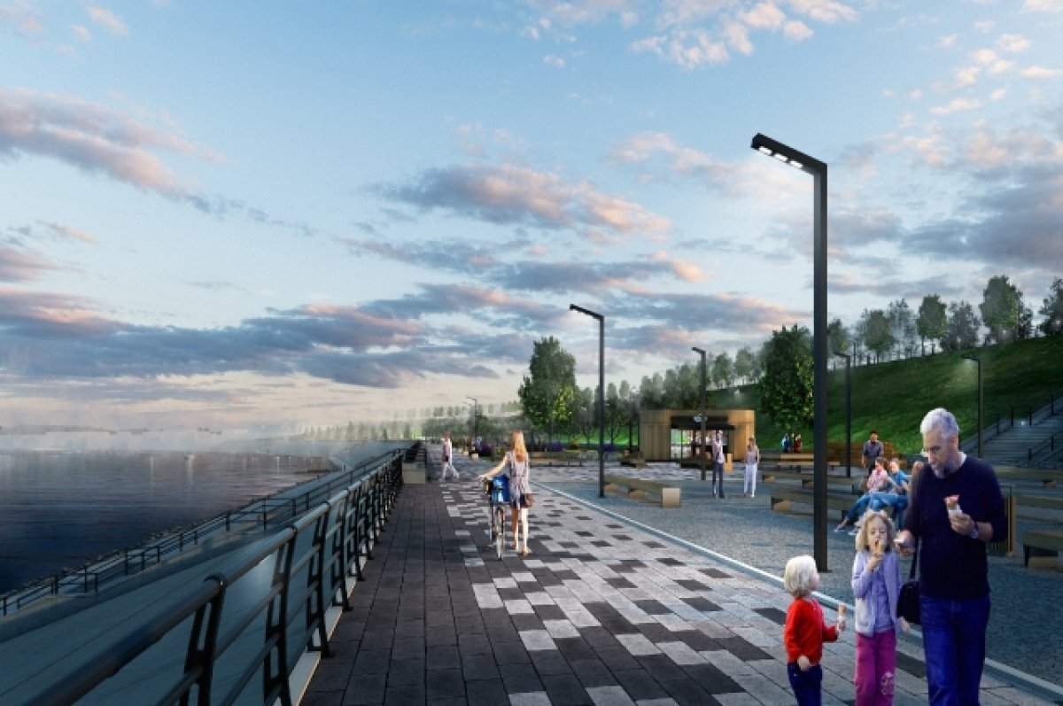    Сыктывкарцам показали проект новой набережной