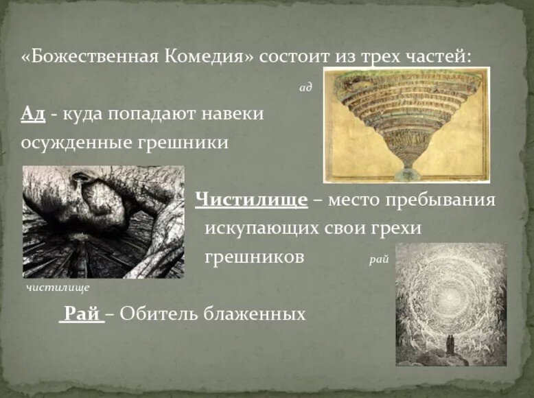 Философия и жизнь данте презентация