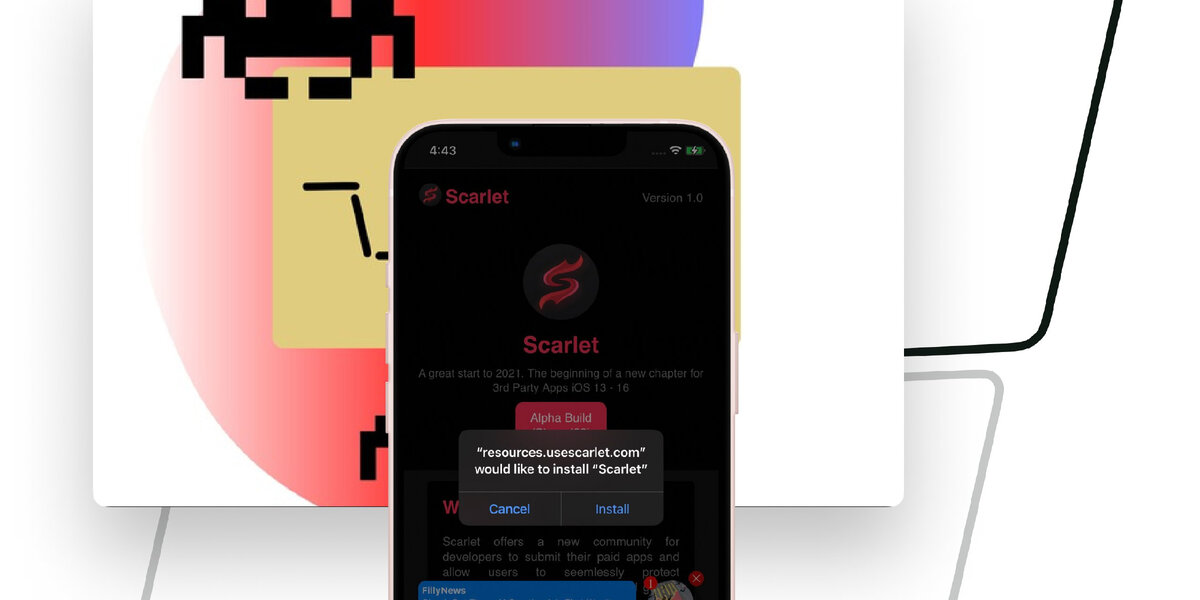 Scarlet не устанавливает приложение. Scarlet не устанавливает приложение