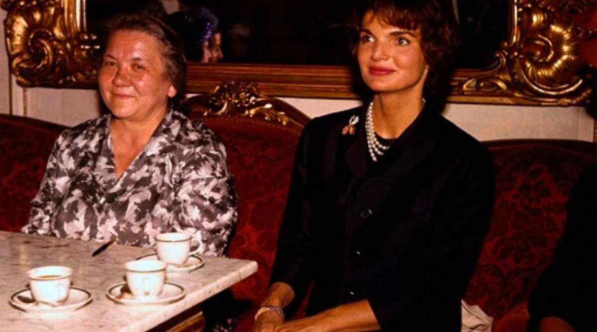 Нина Хрущева и Жаклин Кеннеди, 1961 год/ © AP