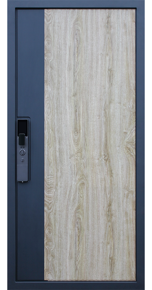 Внутренняя отделка 
«Антрацит софт ZB 00 829-2",

"Дуб Мелфорд софт LW 00 824-2" (комбинация)