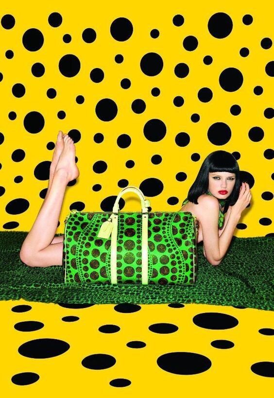 Сумка Keepall. LOUIS VUITTON X YAYOI KUSAMA (2012)