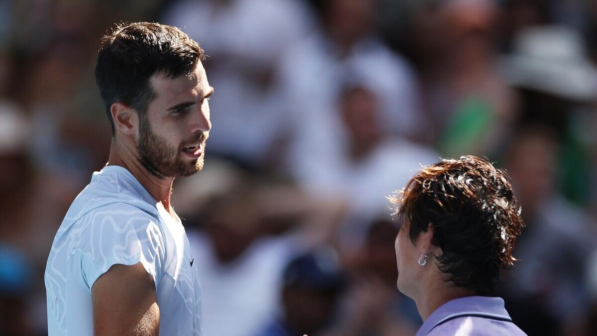    Российский теннисист Карен Хачанов© пресс-служба Australian Open