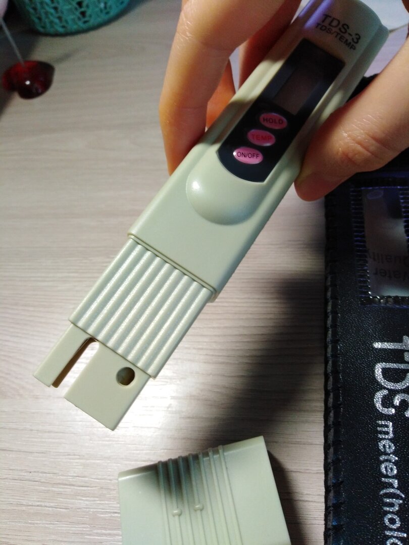 Мой TDS-3 метр. Фото автора.