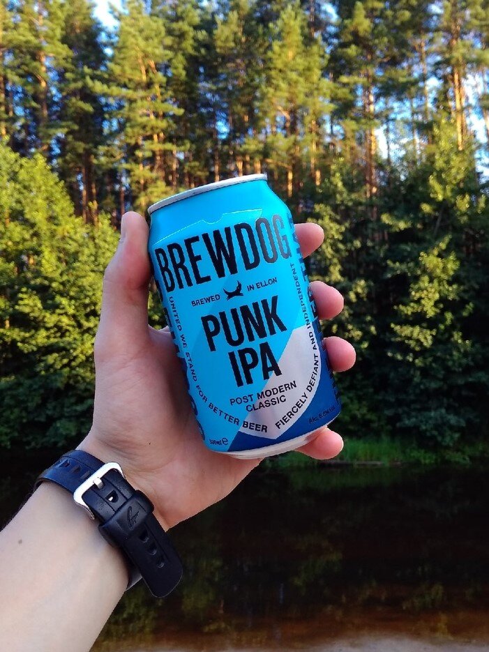 Баночка Punk IPA от Brewdog версии 2020 года