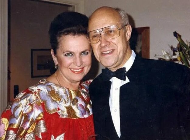 Галина Вишневская и Мстислав Ростропович 