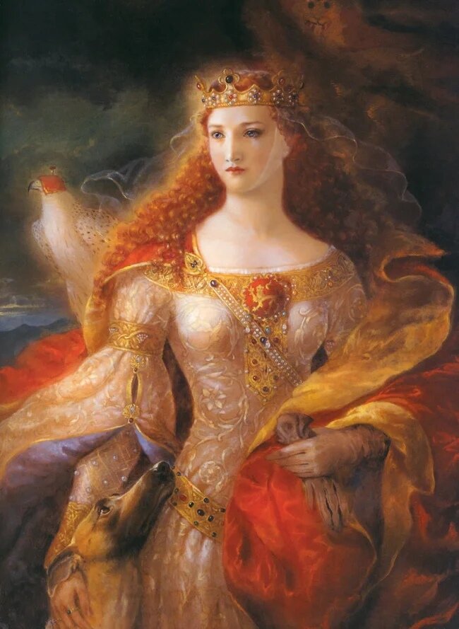 Алиенора Аквитанская. Художник неизвестен.