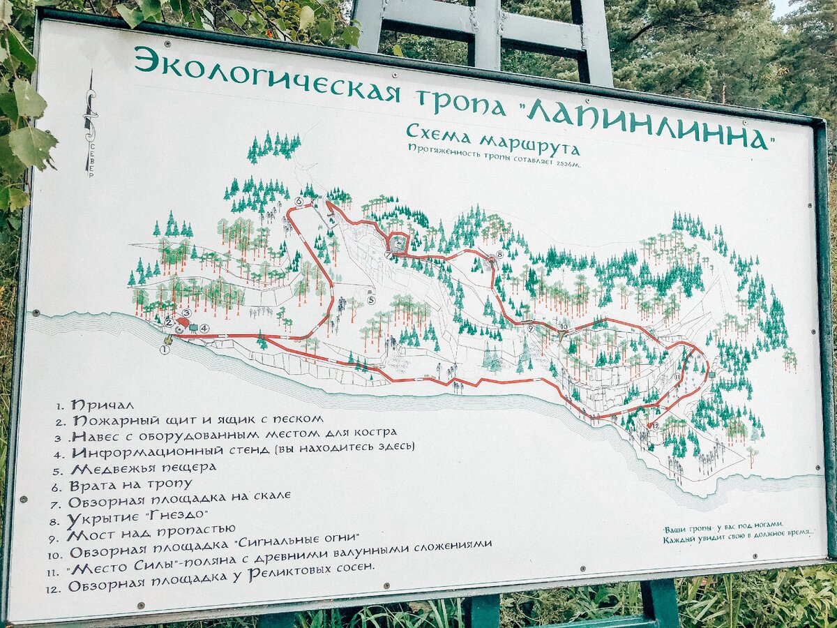 Схема маршрута.