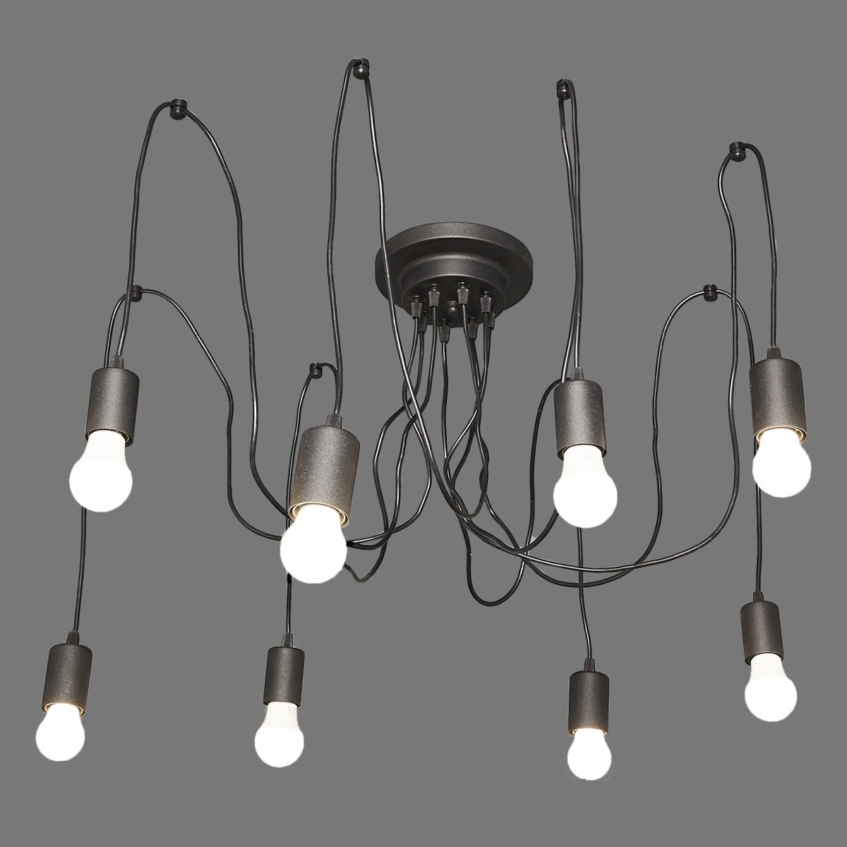 Люстра Паук 8xE27x60 Вт  3 546 ₽ шт.