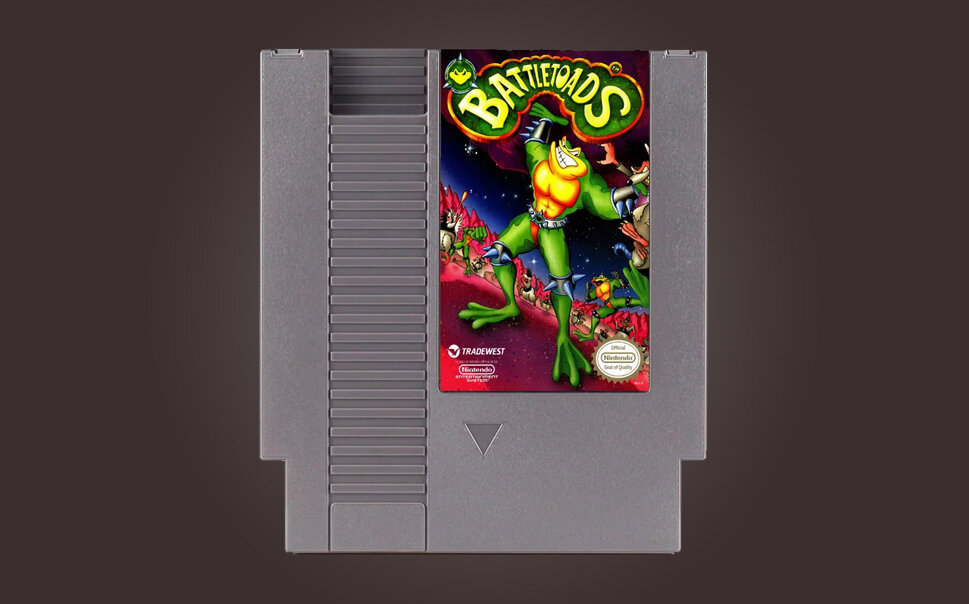 Картридж Battletoads на NES