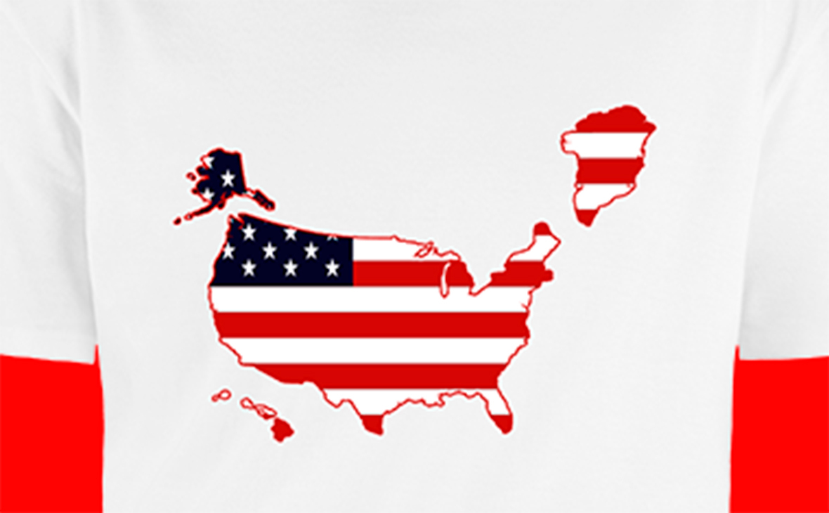 Как выглядела бы Гренландия в составе США.