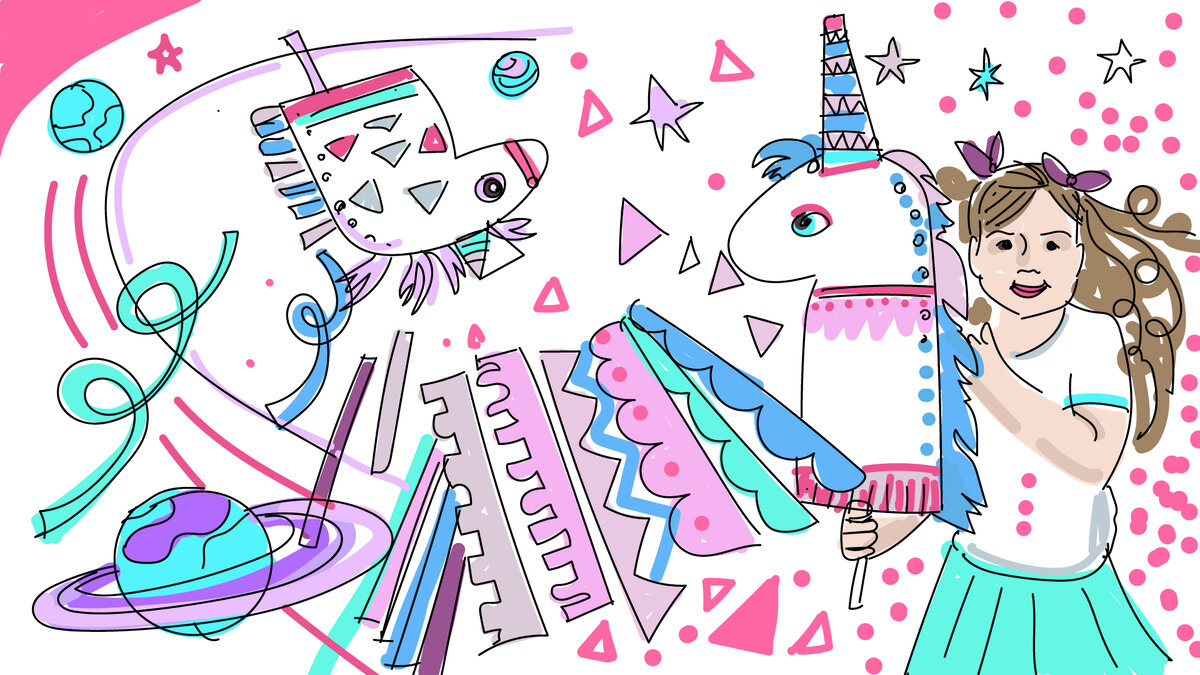 Быстрый скетч- обложка для статьи