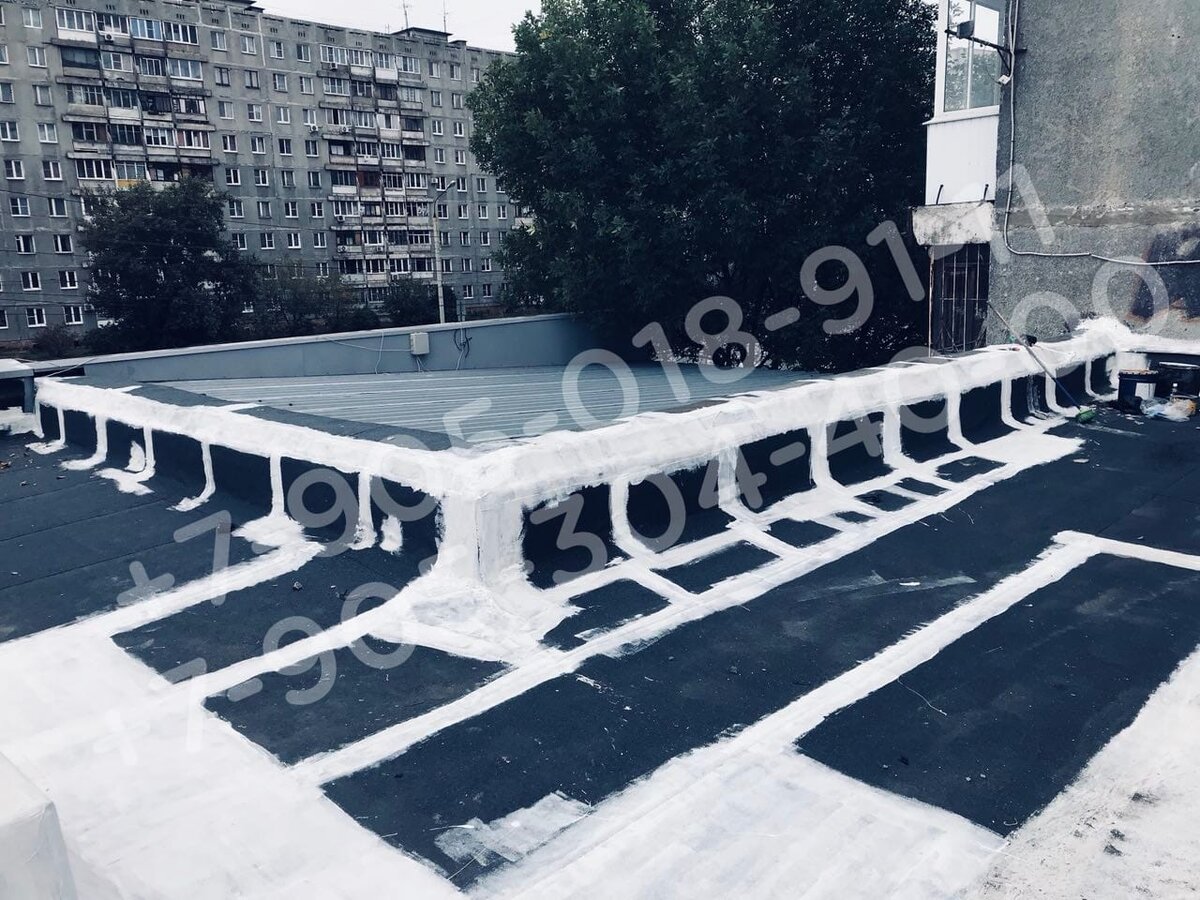 Гидроизоляция и ремонт мягкой ( рулонной, наплавляемой кровли ) .