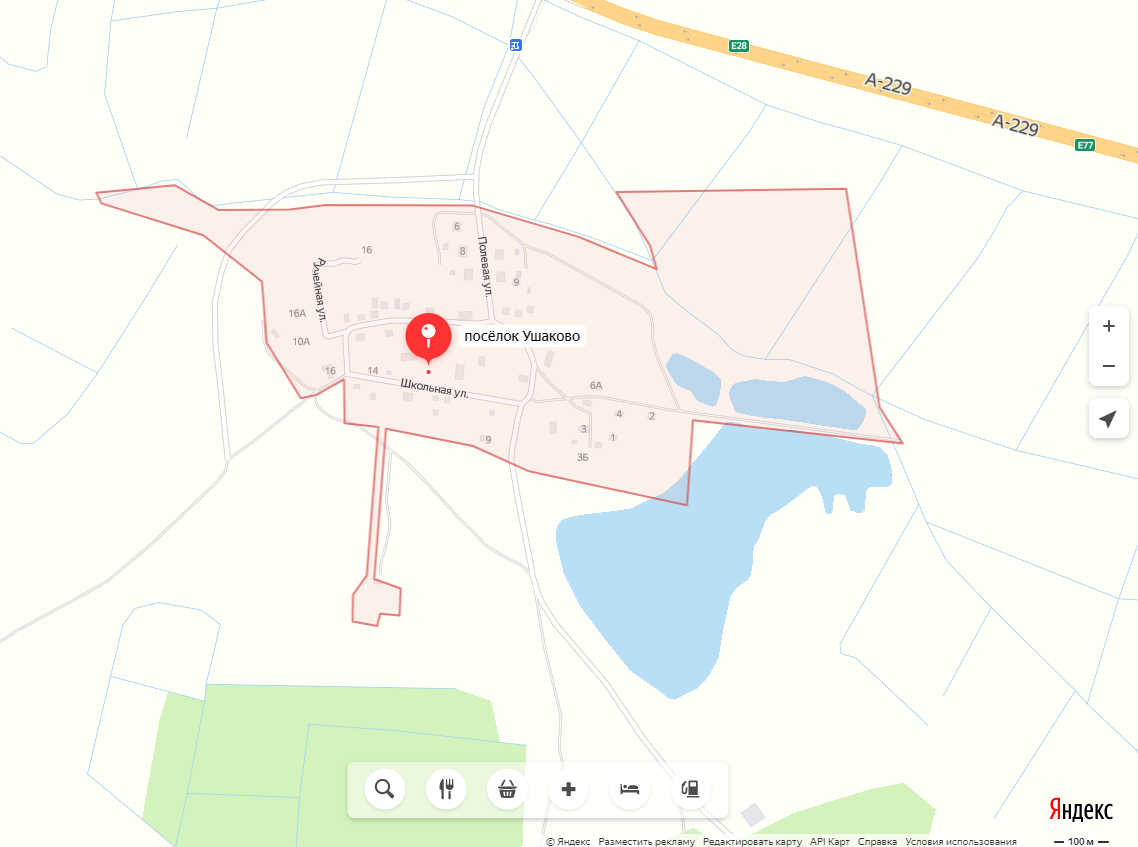Ушаково тюмень карта