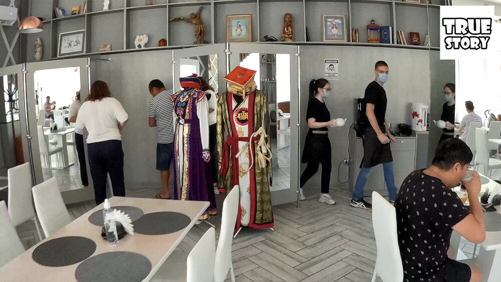 Кафе "Спутник" в центре Элисты