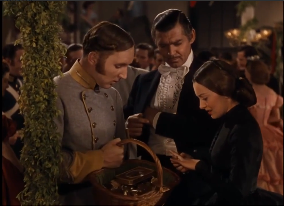 Кларк Гейбл и Оливия де Хэвилленд в фильме «Унесенные ветром» (реж. Виктор Флеминг, 1939)