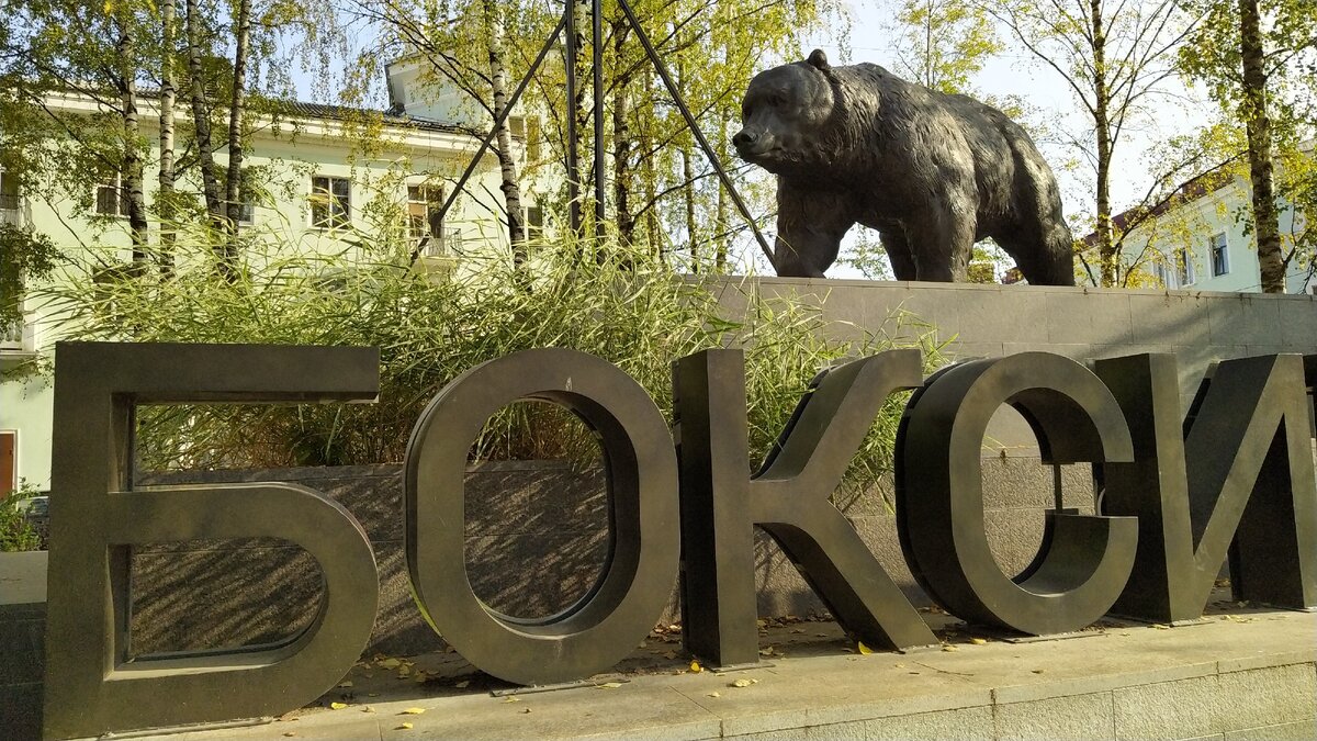 Медведь мощный, он спокойно переносит туристов и детей, который так и норовят его оседлать.  ➡