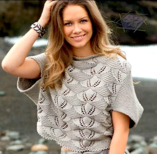 в модели использован горизонтальный узор