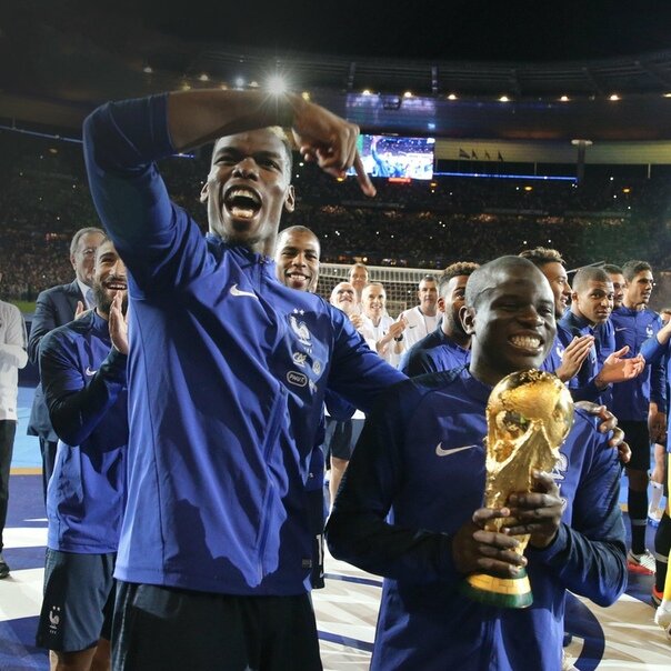 Поль Погба и Нголо Канте