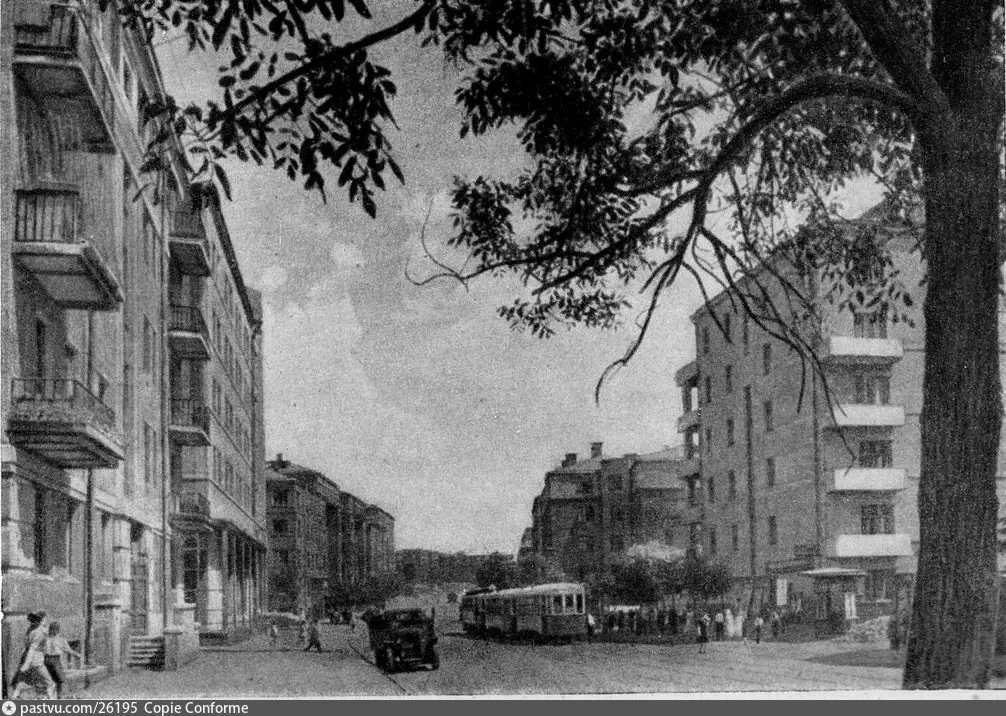 Шмитовский проезд, 1947-1948 г. Источник: П. В. Сытин «Из истории московских улиц».