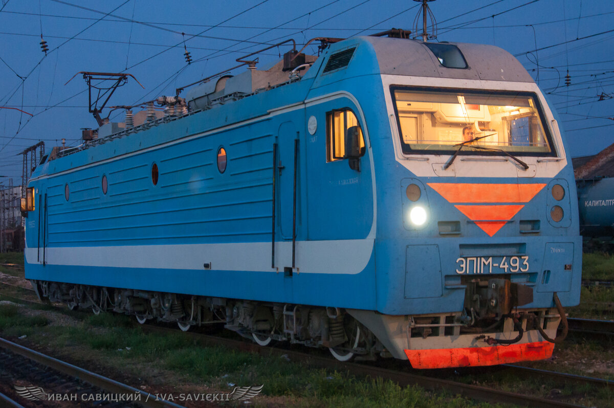 ЭП1М-493, ст. Кавказская (едем в Абхазию!), 08/2017 г.