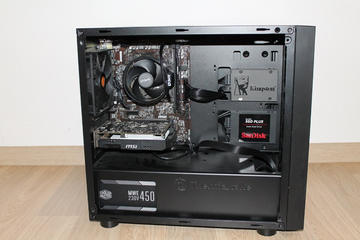 В дальнейшем добавил 2й SSD, уже на 120 ГБ.