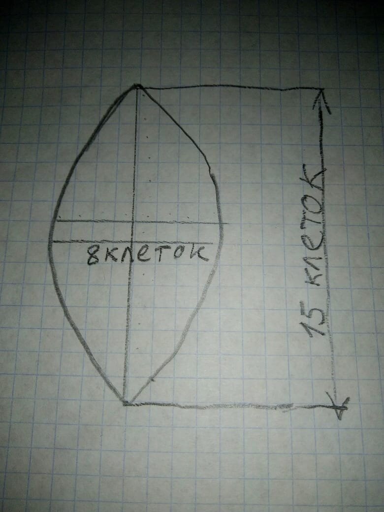 Выкройка пиратской треуголки из бумаги