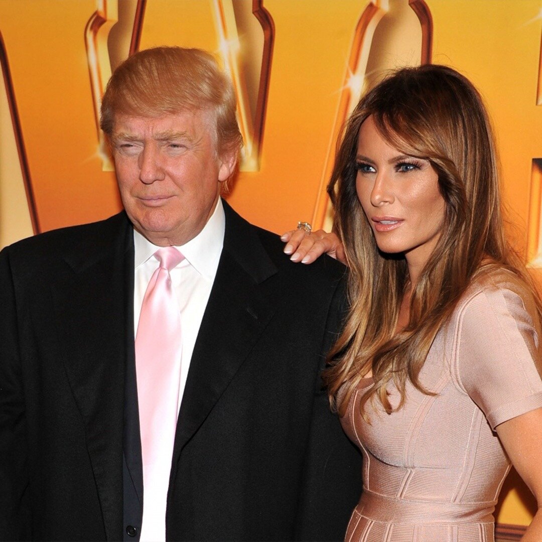 Трамп и его жена.