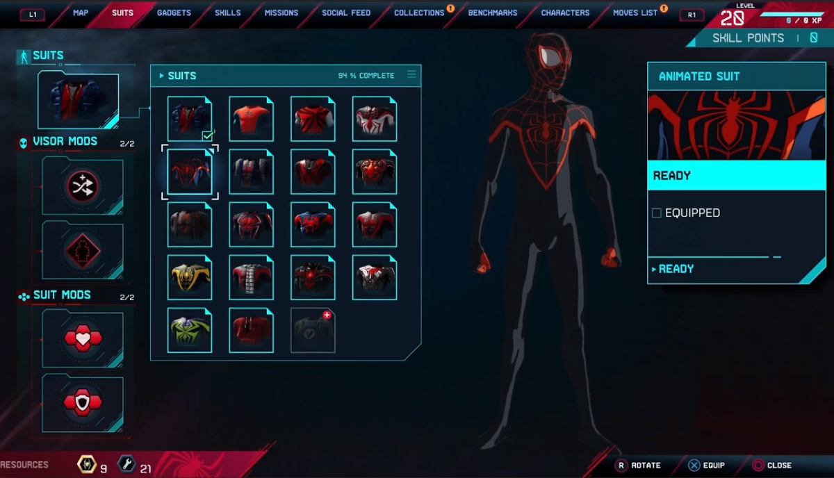 Костюм из игры