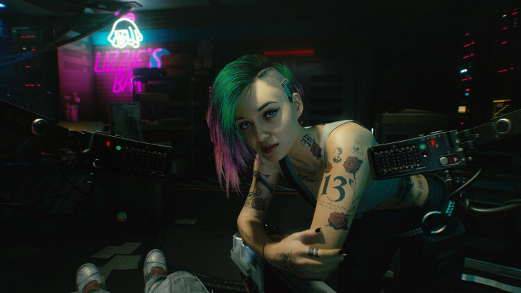 Скриншот из игры Cyberpunk 2077