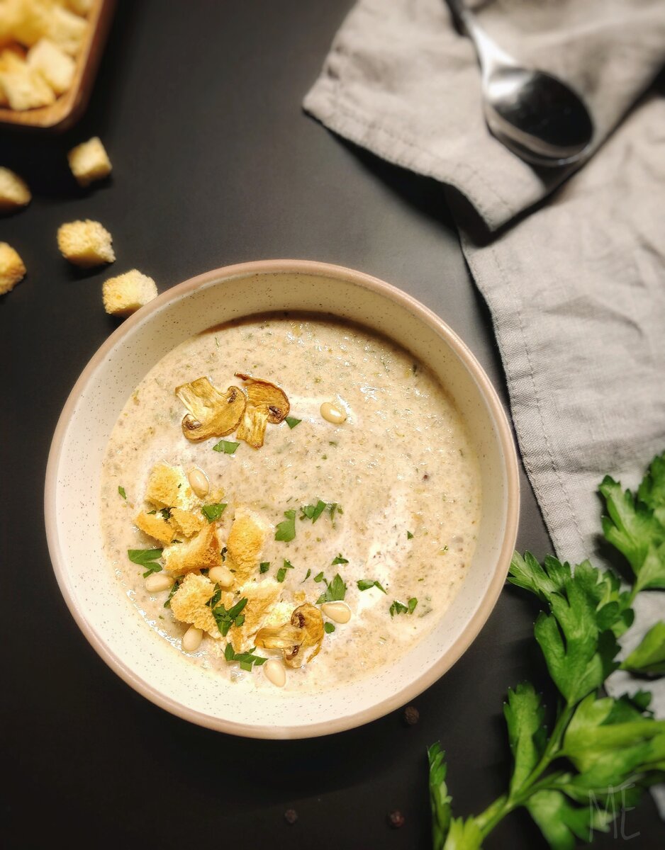 Мой вариант подачи супа