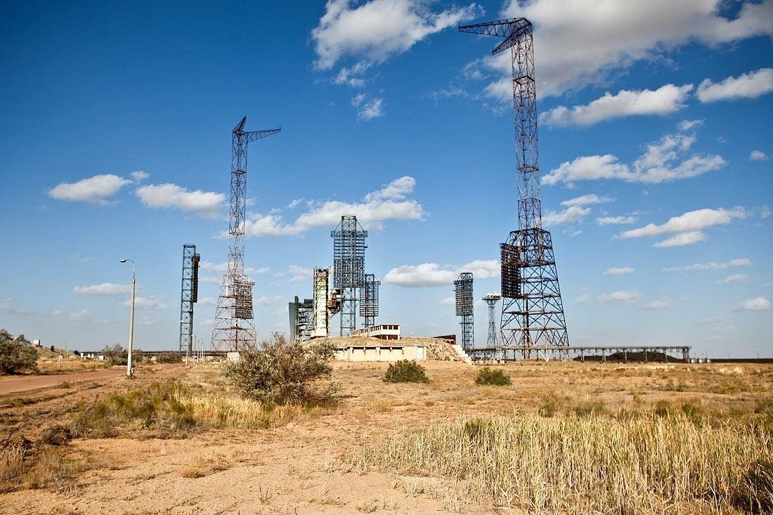 Стартовые площадки космодрома Байконур