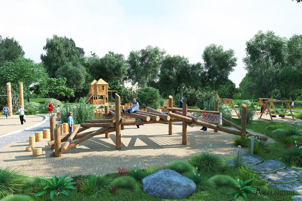 детская площадка в саду. детские площадки. детская площадка эко. рихтер шпильгератен детские площадки. эко детские площадки.