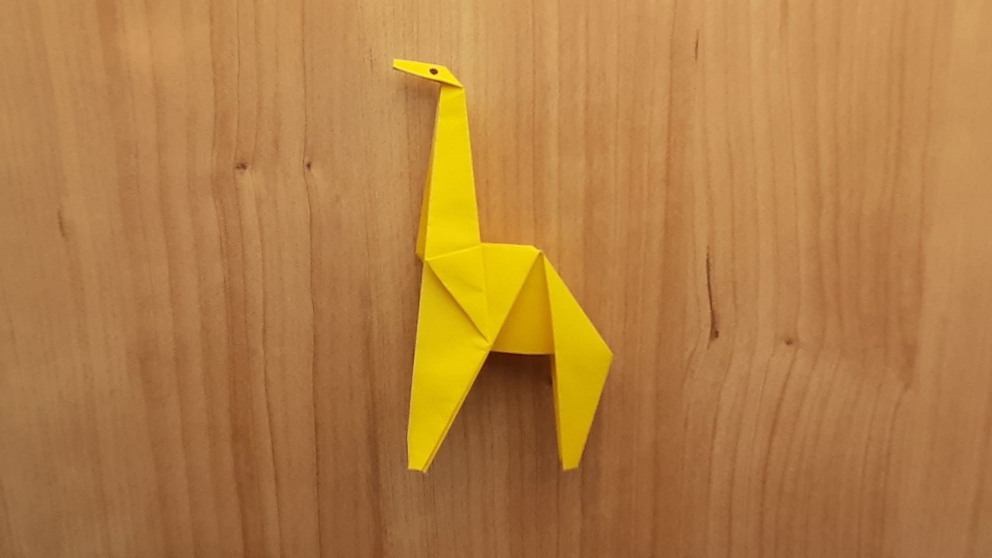 Как сделать оригами жирафа из бумаги
